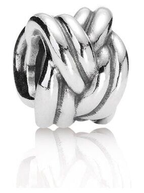 PANDORA Forget-Me-Knot Charm Authentic Silver Friendship Family Romance